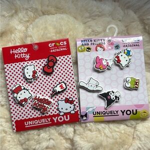 Hello Kitty and Friends Charm Set - Red and Pink